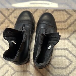 Kids Black Ankle Boots